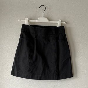 Olive Clothing Black Cargo Skirt, Small